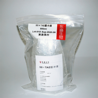 10 × bufor Tae używany w elektroforezie żelowej 500 ml przezroczysty kolor